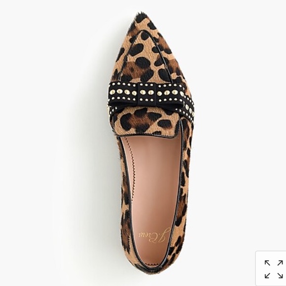 J crew Gwen flats in leopard calf hair size 7 - Picture 2 of 3
